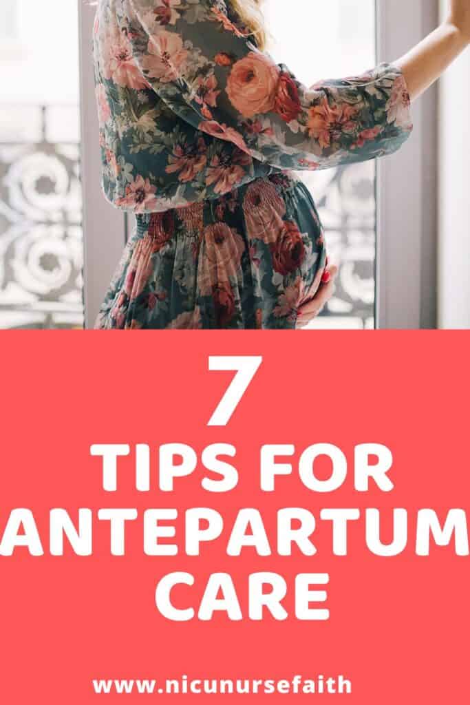 7 tips to prepare for Antepartum hospital stay.