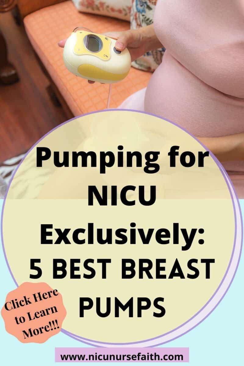 NICU Mom pumping exclusively for her NICU baby