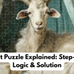 The Goat Puzzle Explained: Step-by-Step Logic & Solution