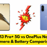 Realme 13 Pro+ 5G vs OnePlus Nord 5 CE: Camera & Battery Comparison