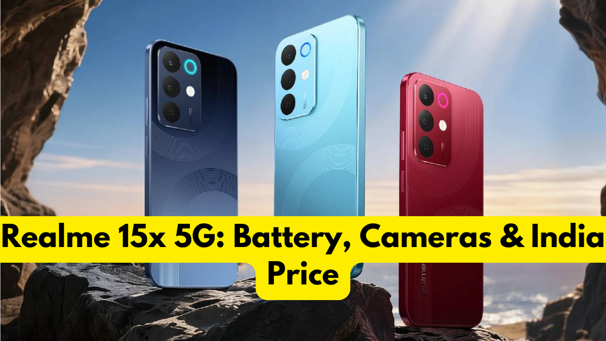 Realme 15x 5G: Battery, Cameras & India Price
