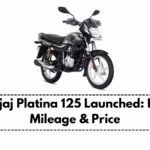 2025 Bajaj Platina 125 Launched: Features, Mileage & Price