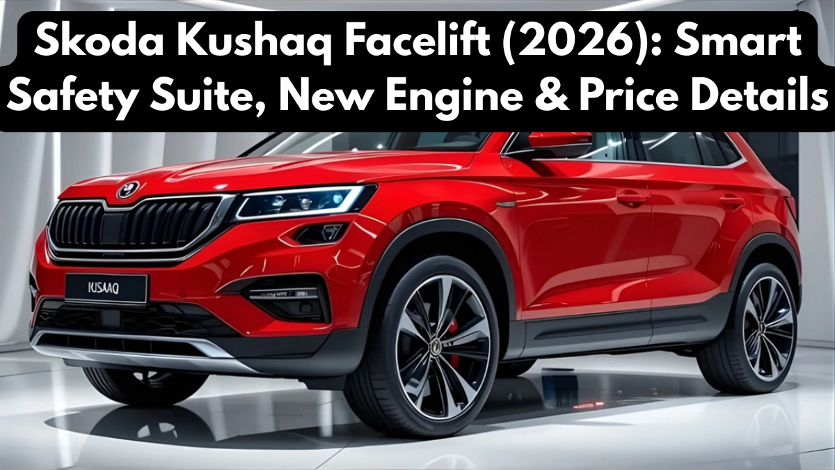 Skoda Kushaq Facelift (2026): Smart Safety Suite, New Engine & Price Details