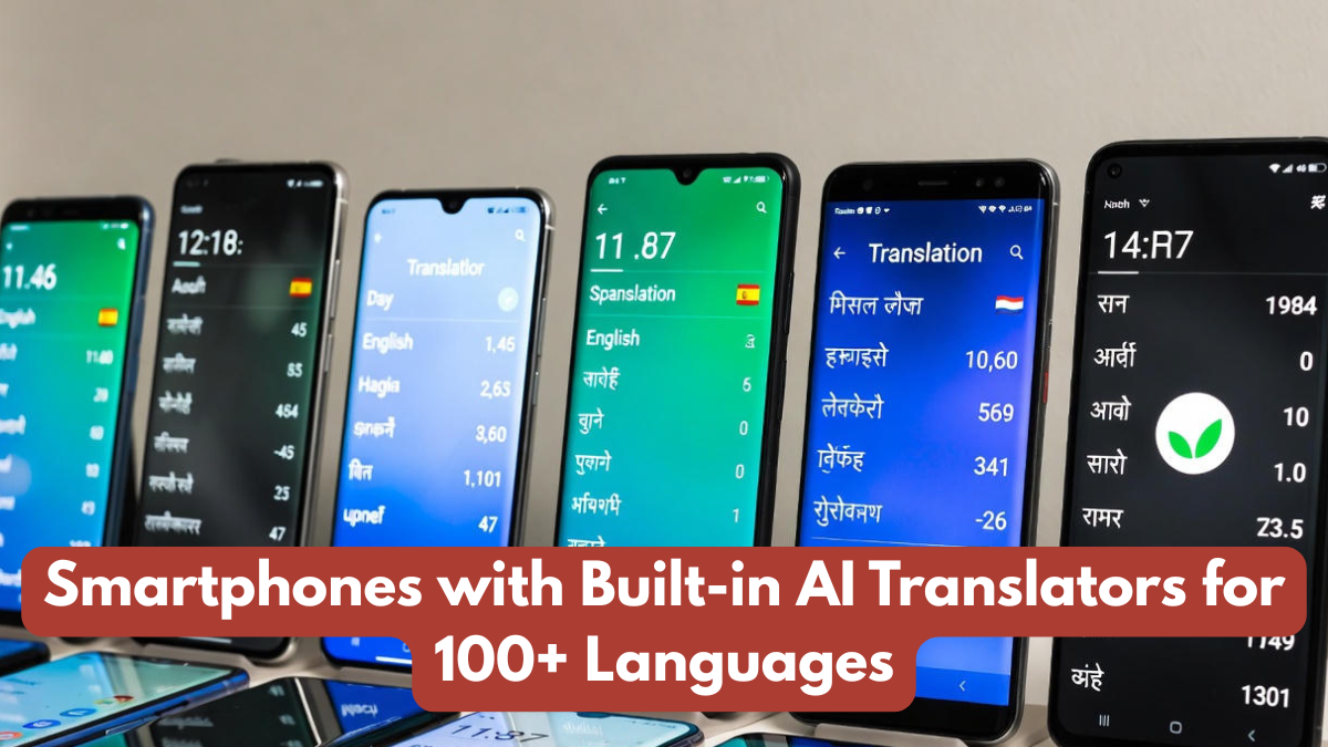 Smartphones with Built-in AI Translators for 100+ Languages