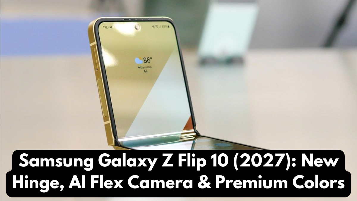 Samsung Galaxy Z Flip 10 (2027): New Hinge, AI Flex Camera & Premium Colors