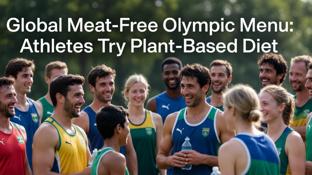 Global Meat-Free Olympic Menu: Athletes Try Plant-Based Diet