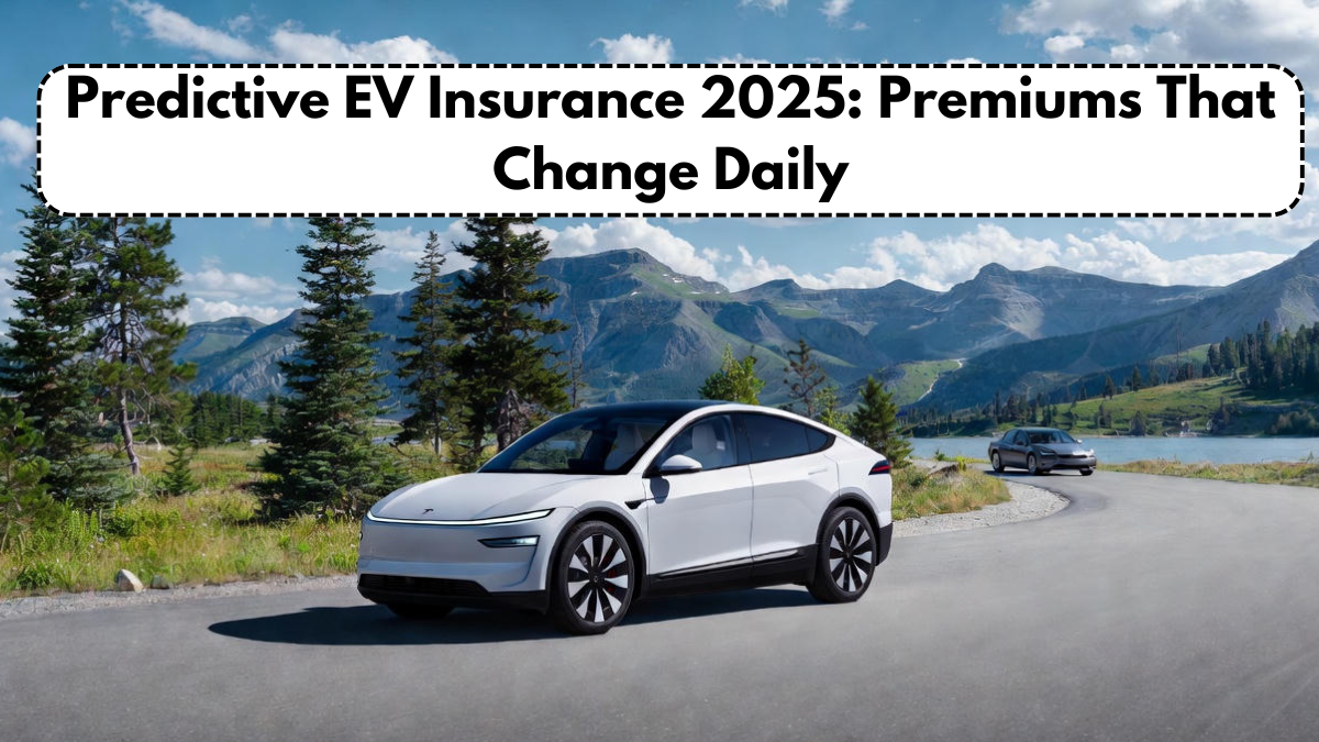 Predictive EV Insurance 2025: Premiums That Change Daily