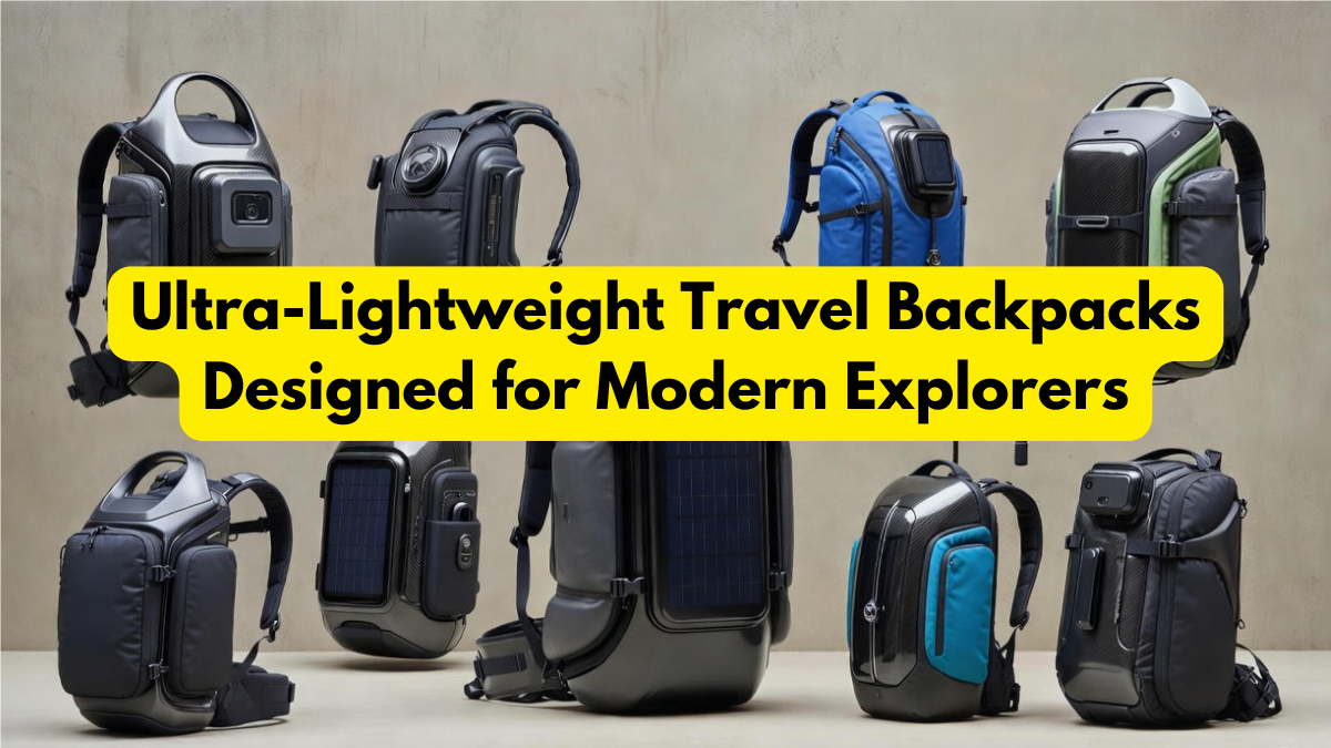 Ultra-Lightweight Travel Backpacks Designed for Modern Explorers