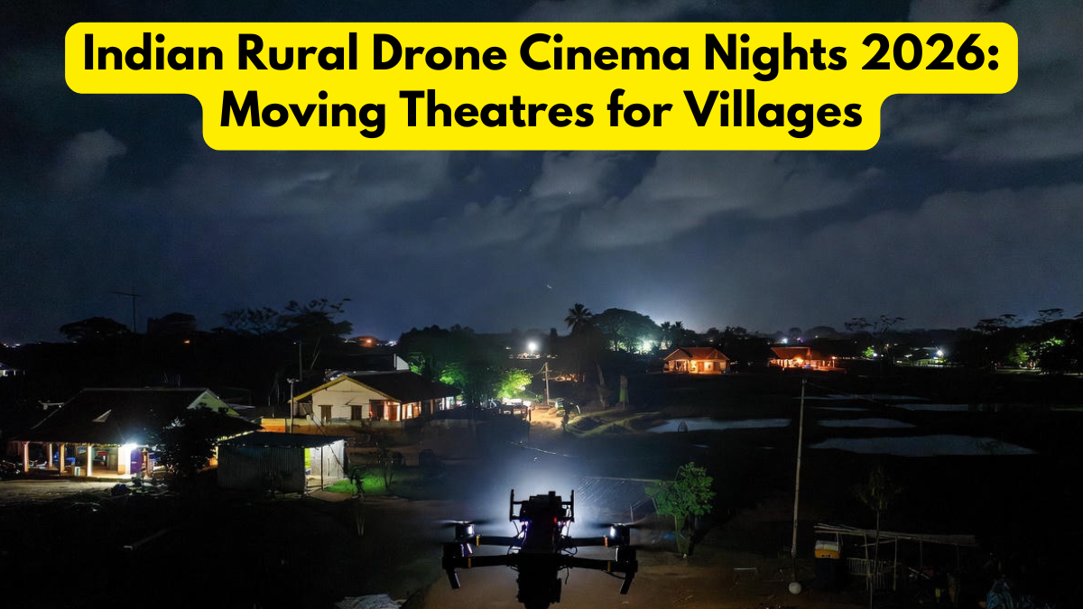 Indian Rural Drone Cinema Nights 2026: Moving Theatres for Villages