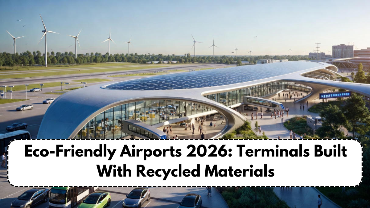 Eco-Friendly Airports 2026: Terminals Built With Recycled Materials