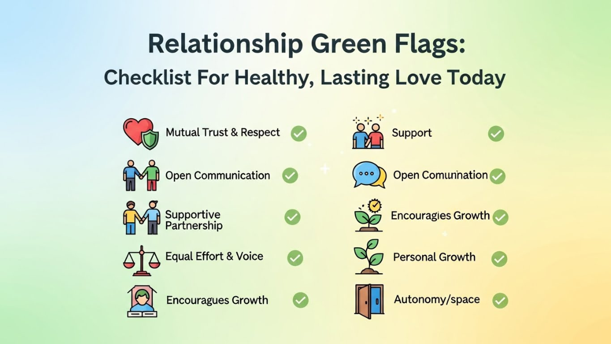 Relationship Green Flags: Checklist For Healthy, Lasting Love Today