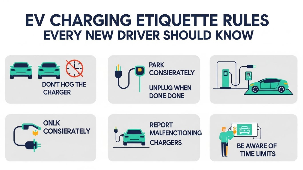 EV Charging Etiquette Rules Every New Driver Should Know