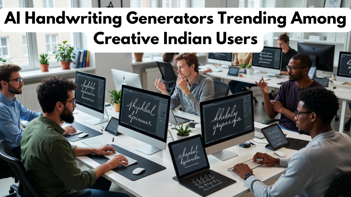 AI Handwriting Generators Trending Among Creative Indian Users