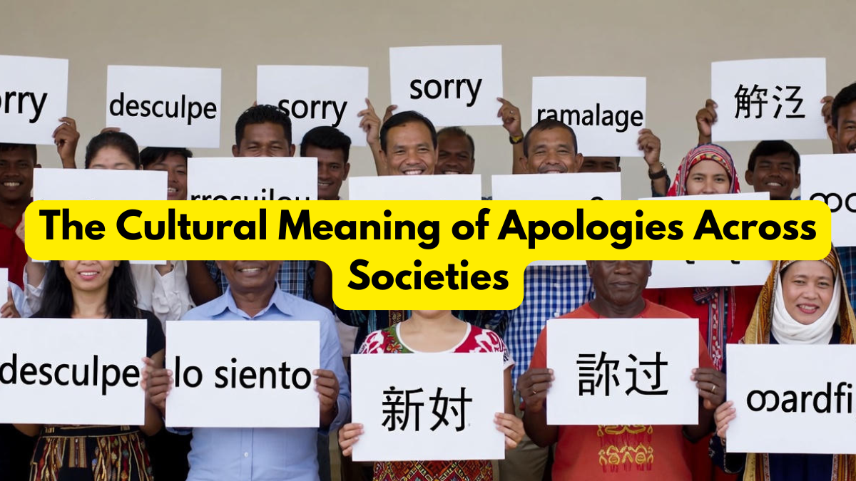 The Cultural Meaning of Apologies Across Societies