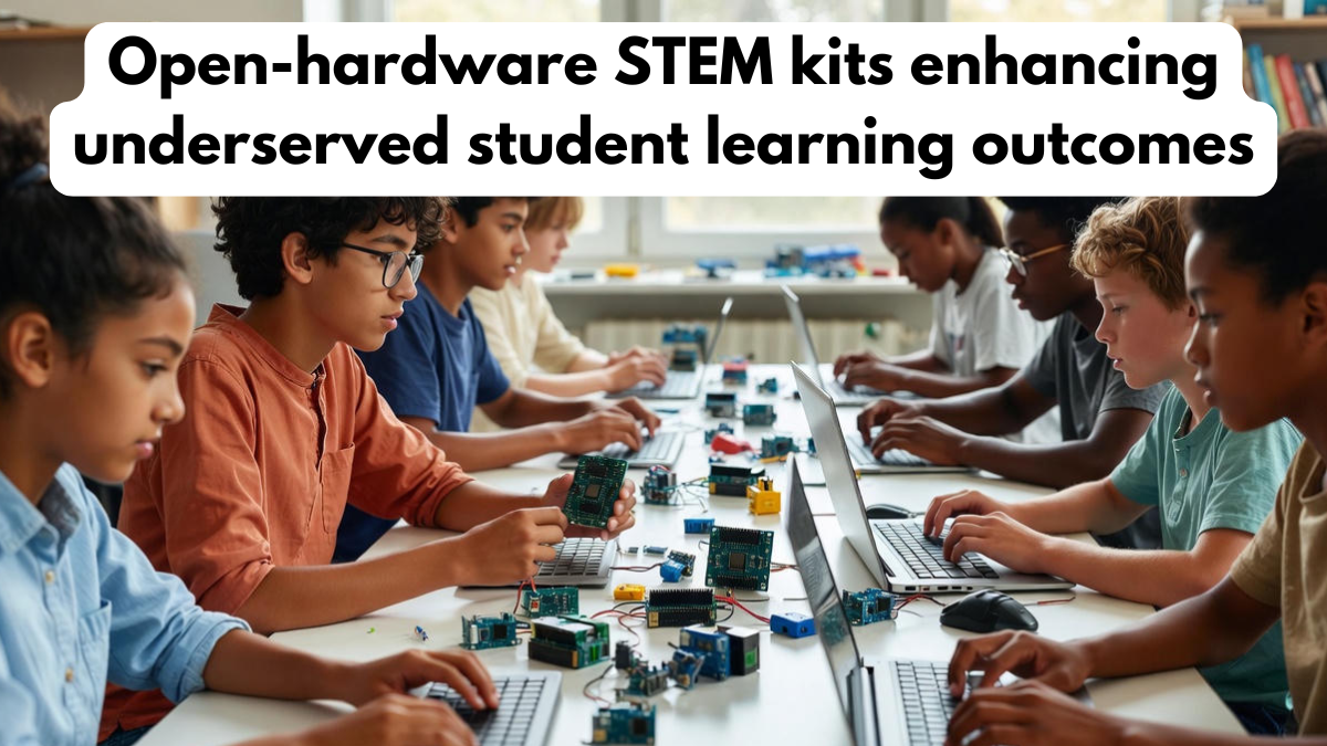 Open-hardware STEM kits enhancing underserved student learning outcomes