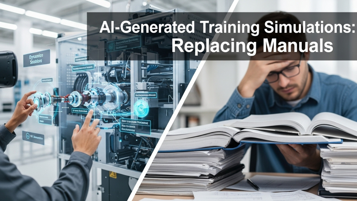 Why AI Generated Training Simulations Are Replacing Manuals