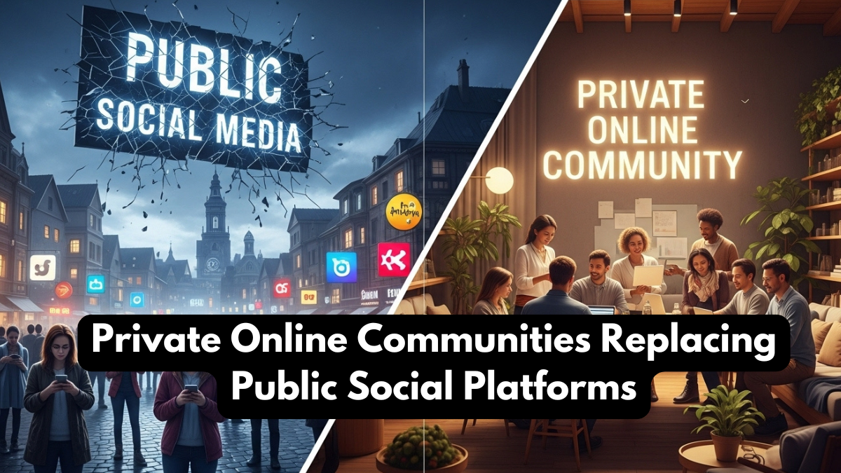Private Online Communities Replacing Public Social Platforms