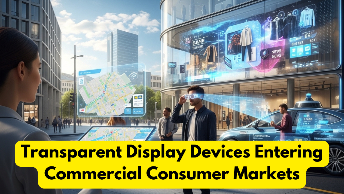 Transparent Display Devices Entering Commercial Consumer Markets