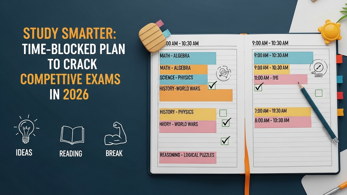 Study Smarter: Time-Blocked Plan to Crack Competitive Exams in 2026