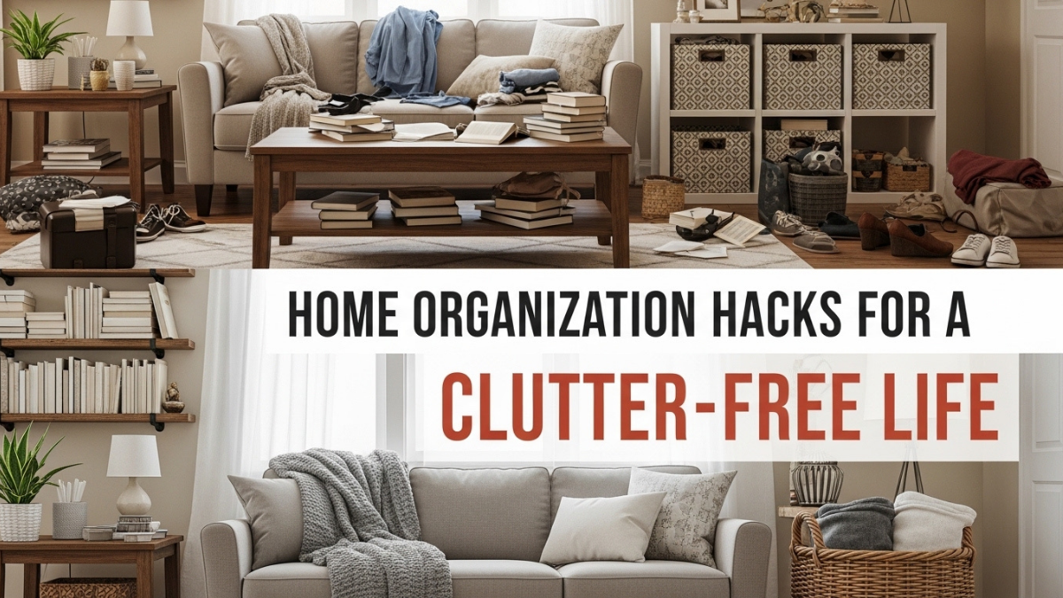 Home Organization Hacks for a Clutter-Free Life