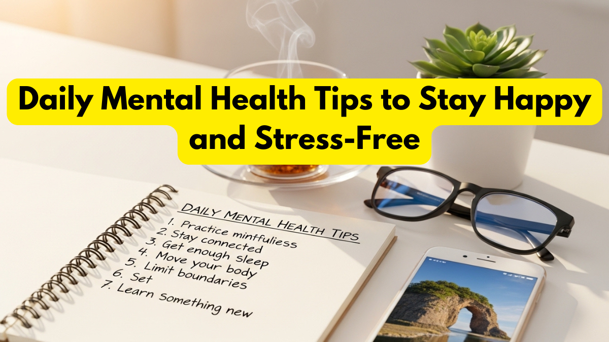 Daily Mental Health Tips to Stay Happy and Stress-Free