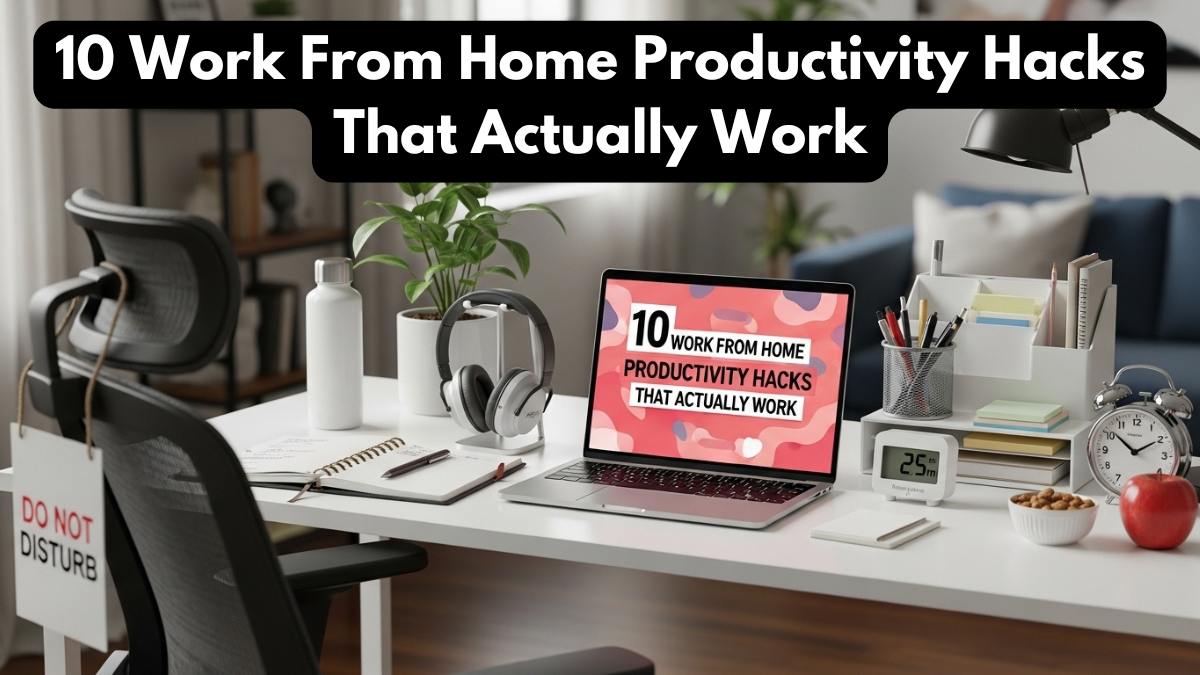10 Work From Home Productivity Hacks That Actually Work