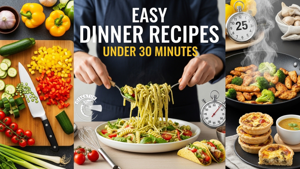 Easy Dinner Recipes Under 30 Minutes