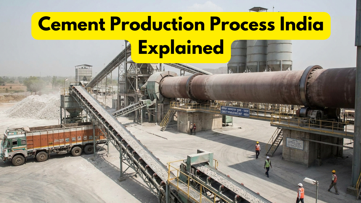 Cement Production Process India Explained